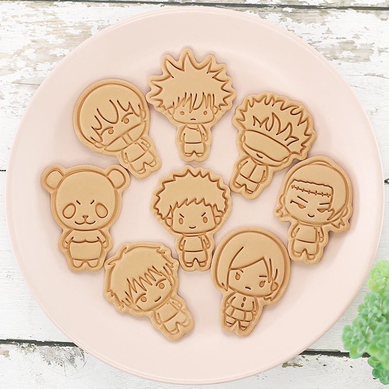 8pcs Jujutsu Kaisen Cake Cooki - Kitchen Kids Baking Set review and price