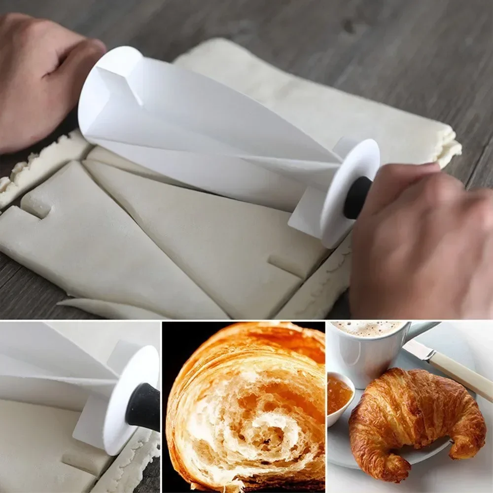 1pc Croissant Dough Cutter Pla - Kitchen Roller Baking review and price
