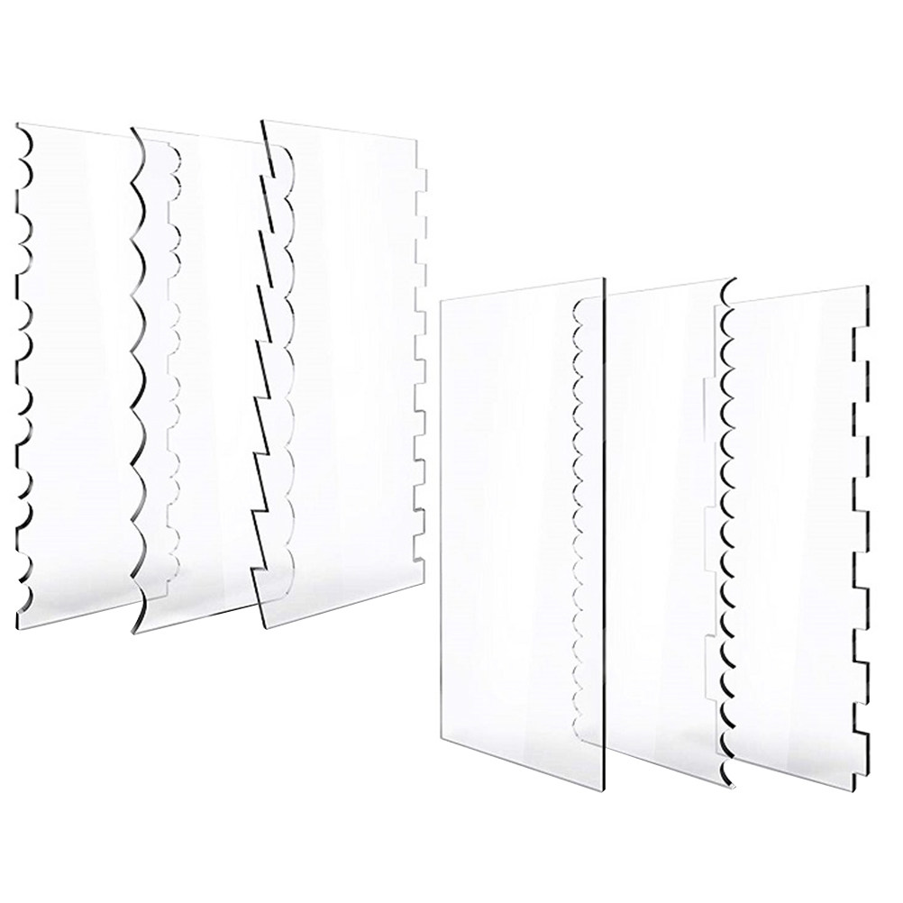 6Pcs Transparent Acrylic Cake  - Baking Kitchen Set review and price