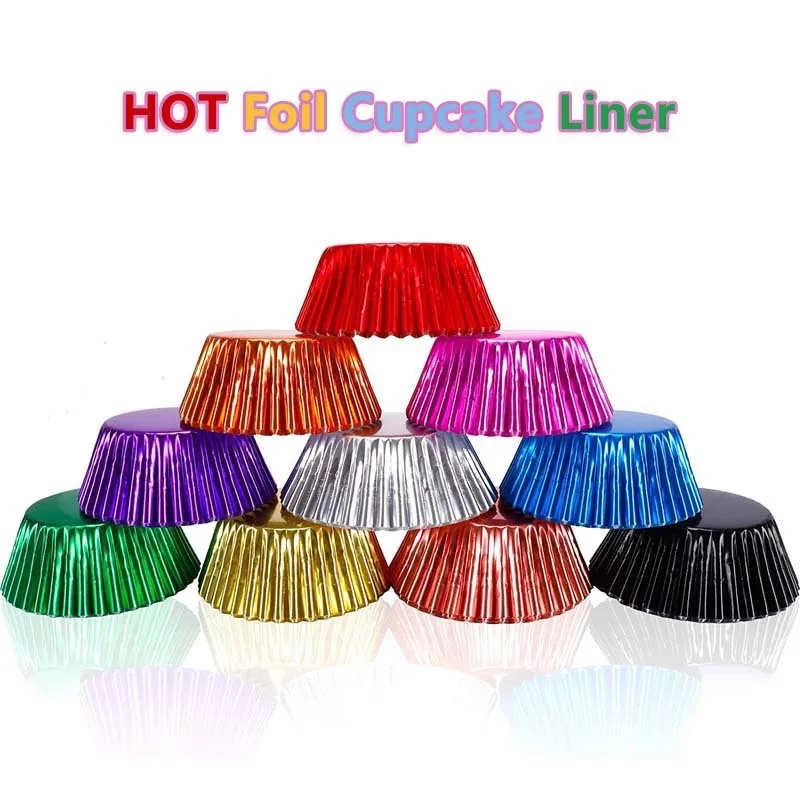 100 piece set of gold foil cup - Baking Kitchen Set review and price