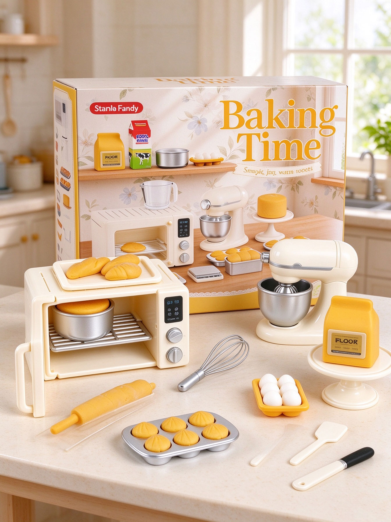 Mini Baking Time Pretend Play  - Kitchen Kids Baking Set review and price
