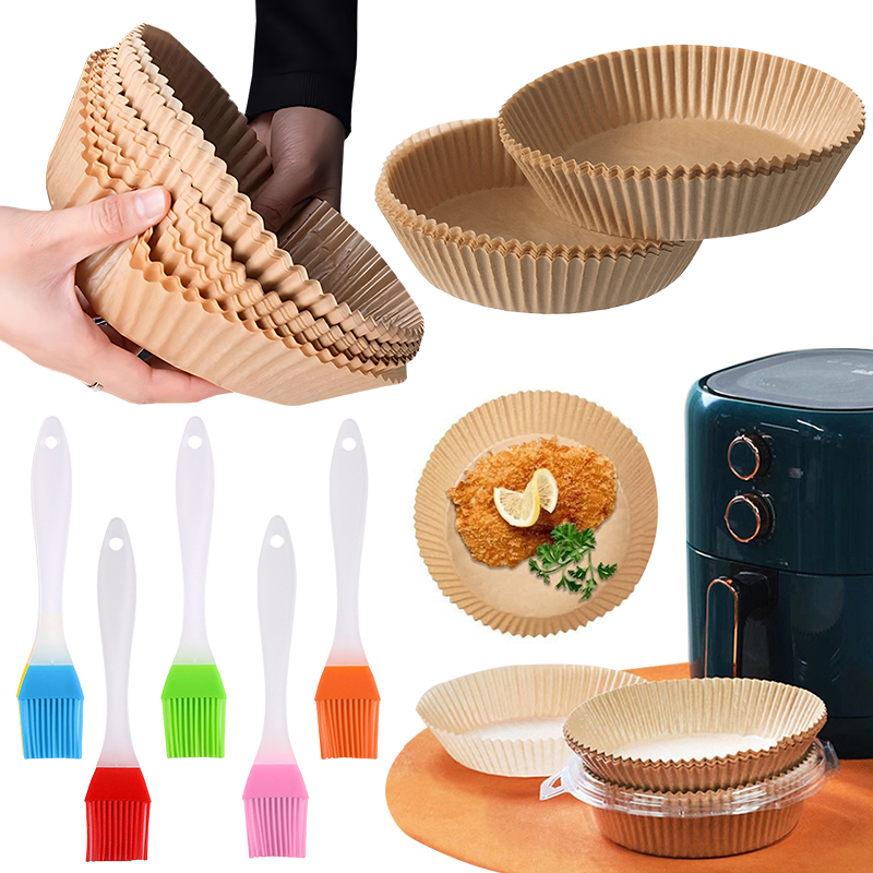 50/100PCS Air Fryer Paper Plat - Baking Kitchen Set review and price