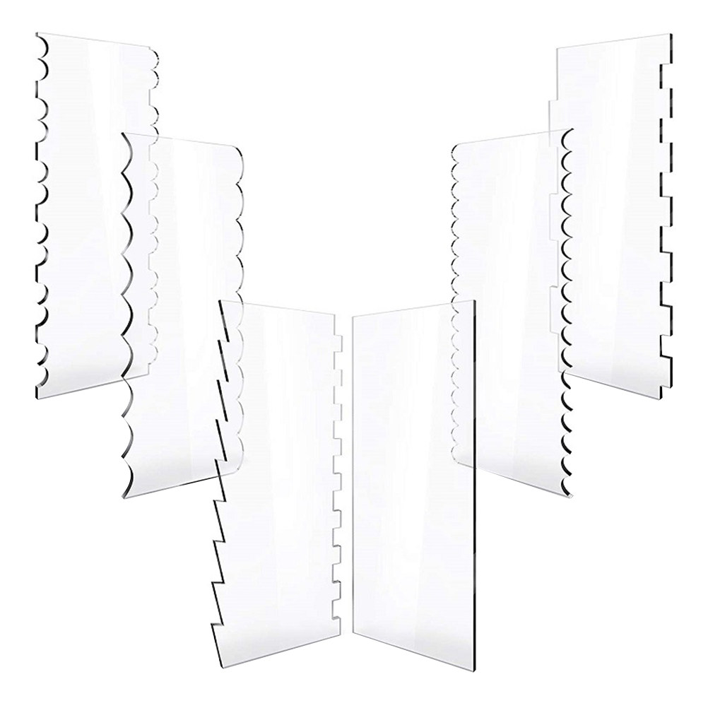 6Pcs Simple Design Acrylic Cak - Baking Kitchen Set review and price