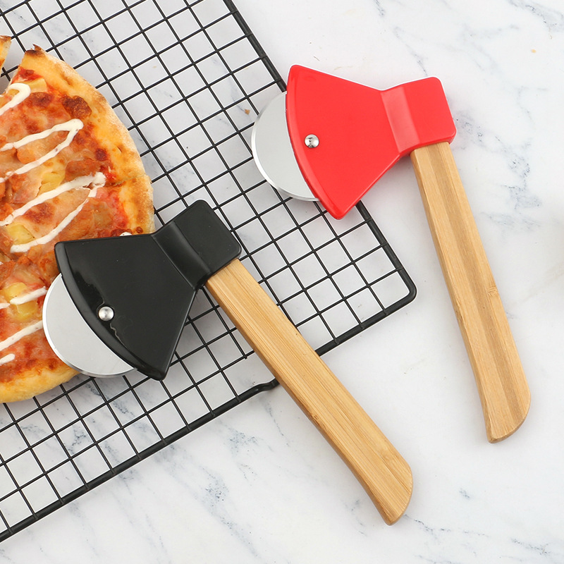 Wooden Handle Axe Shape Pizza  - Kitchen Roller Baking review and price